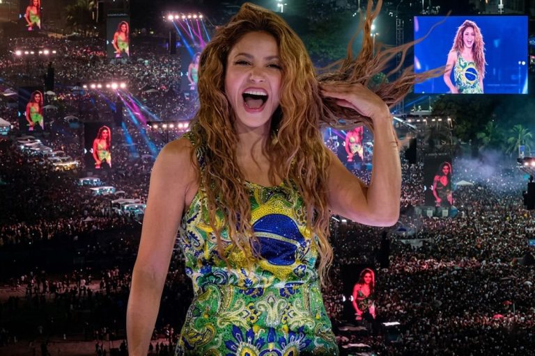 Brezilya’da Shakira konserinde 2 milyon kişi Pique’ye yönelik tezahürat yaptı