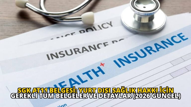 SGK AT11 Belgesi: Yurt Dışı Sağlık Hakkı İçin Gerekli Tüm Belgeler ve Detaylar (2026 Güncel)